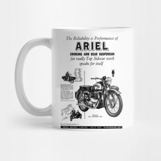 Vintage Ariel Motorbike Advert Mug